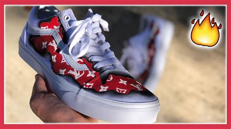 LOUIS VUITTON BURNED VANS 